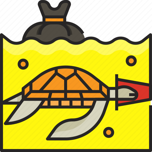 Nature, plastic, plastic pollution, pollution, sea, toxic, turtles icon - Download on Iconfinder