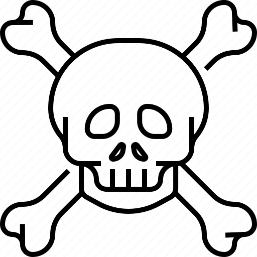 Dead, deadly, horror, poison, skull, toxic icon - Download on Iconfinder