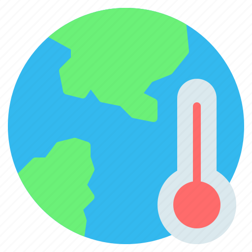 Earth, ecology, global warming, pollution, temperature, thermometer, world icon - Download on Iconfinder