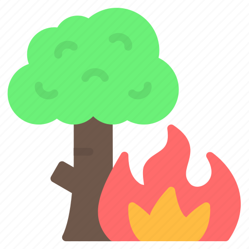 Ecology, fire, forest, forest fire, natural disaster, pollution, wildfire icon - Download on Iconfinder
