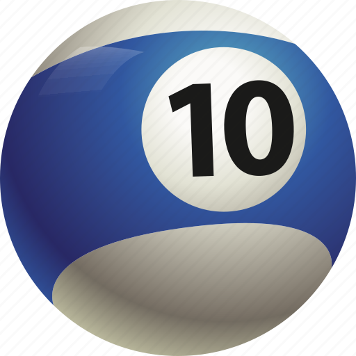 Ball, ball ten, billiard, pool icon - Download on Iconfinder
