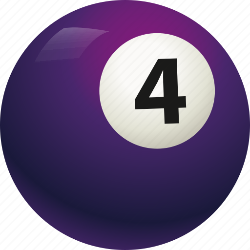Ball, ball four, billiard, pool icon - Download on Iconfinder