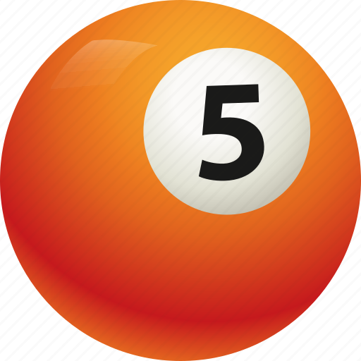 Ball, ball five, billiard, pool icon - Download on Iconfinder