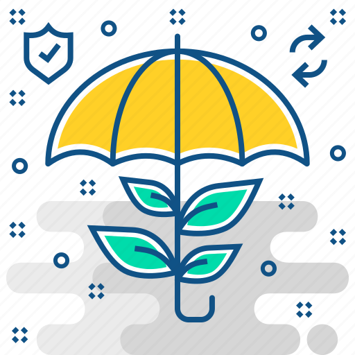 Protection, green, nature, protect, rain, save icon - Download on Iconfinder