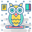 owl, teacher, education, knowledge, learning, reading 