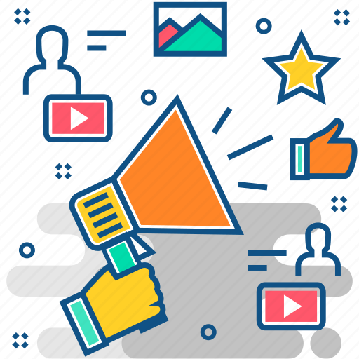 Media, advertisement, marketing, multimedia, promotion, social, social media icon - Download on Iconfinder