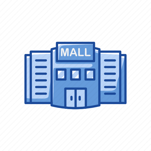 Building, mall, shopping center, shopping mall icon