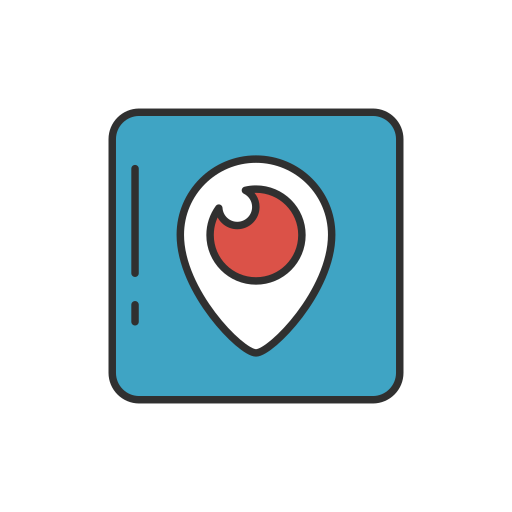 Logo, periscope, social media, videos icon - Free download