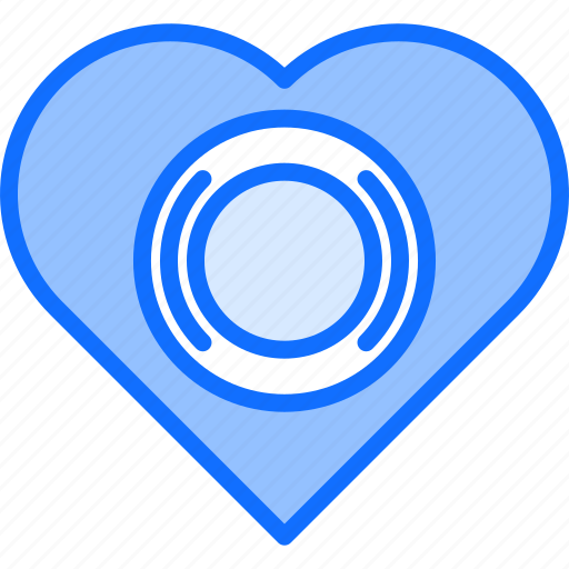 Love, heart, plate, dinnerware, dishes, porcelain icon - Download on Iconfinder