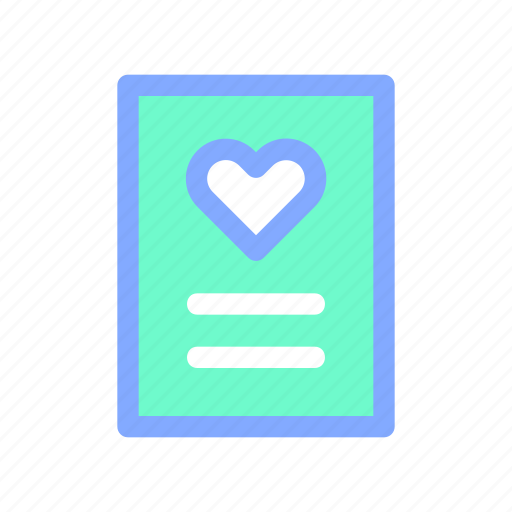 Ecommerce, heart, love, paper, present, shopping, wishlist icon - Download on Iconfinder