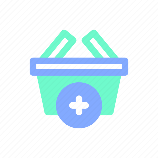 Add, basket, bucket, handle, pail, plastic, product icon - Download on Iconfinder