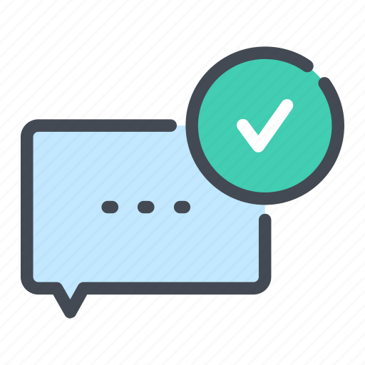 Approval, check, confirmation, message, positive, success, tick icon - Download on Iconfinder