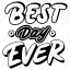 best, ever, lettering, stickers, letter, sticker 