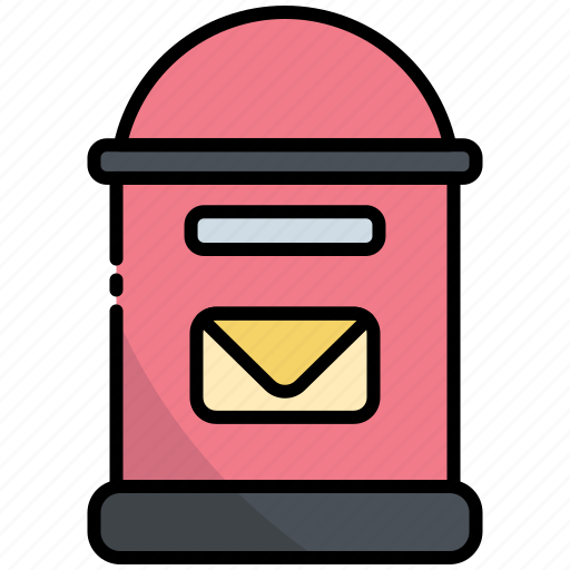Postbox, post, mail, letter icon - Download on Iconfinder