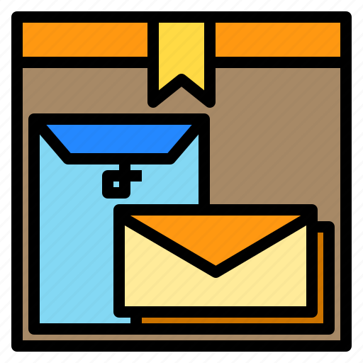 Box, email, envelope, letter, mail, package, postal icon - Download on Iconfinder