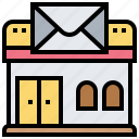 building, letter, office, parcel, post