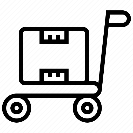 Cart, delivery, logistic, package, parcel icon - Download on Iconfinder