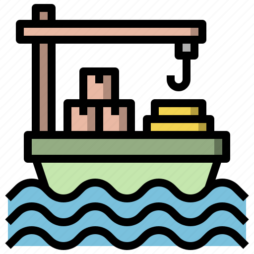 Boat, cargo, distribution, global, ship, shipping, transport icon - Download on Iconfinder