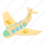air, aircraft, airplane, isometric, mail, object, plane 