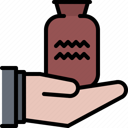 Hand, support, pot, pottery, potter, ceramics icon - Download on Iconfinder