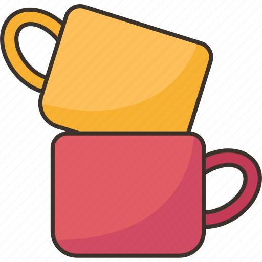 Cups, mugs, ceramic, kitchen, tableware icon - Download on Iconfinder