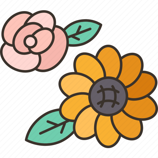 Flowers, ceramic, art, decoration, ornaments icon - Download on Iconfinder