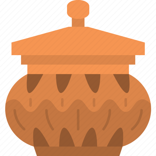 Pottery, handmade, rustic, lid, earthenware icon - Download on Iconfinder