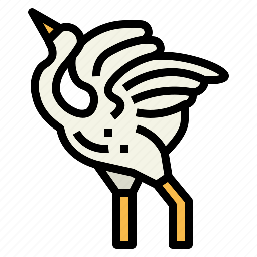 Animal, poultry, crane, bird, wildlife icon - Download on Iconfinder