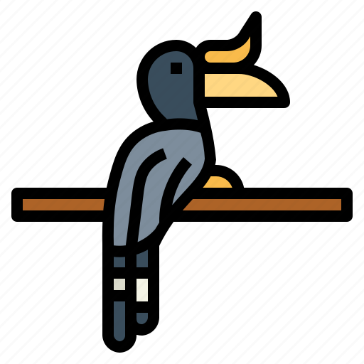 Animal, hornbill, poultry, wildlife, bird icon - Download on Iconfinder
