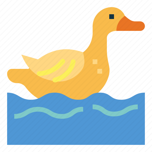 Duck, water, poutry, farm, animal icon - Download on Iconfinder