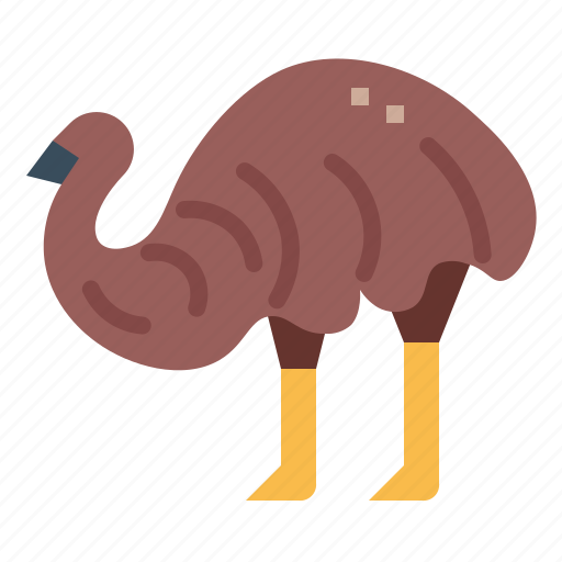 Wildlife, poultry, animal, bird, emu icon - Download on Iconfinder