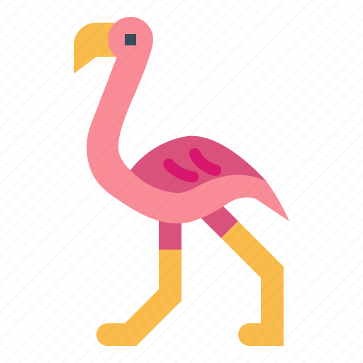 Flamingo, wildlife, animal, bird, poultry icon - Download on Iconfinder