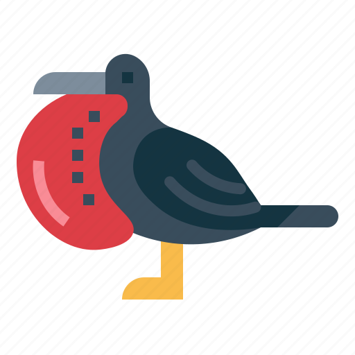 Animal, poultry, fregata, wildlife, magnificens, bird icon - Download on Iconfinder