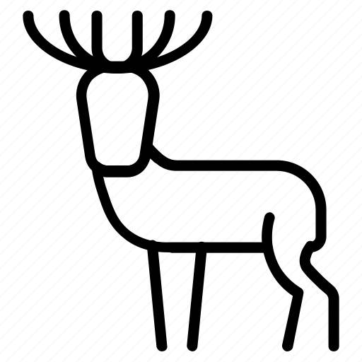 Animal, deer, mammal, meat, poltry, wild, zoo icon - Download on Iconfinder