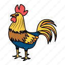 rooster, cock, male, chicken, animal