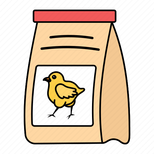 Chicken, hen, diet, food, packet, merchandise icon - Download on Iconfinder