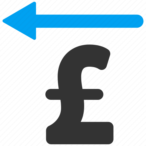 Money back, moneyback, pound sterling, refund, restore, reverse, revert transaction icon - Download on Iconfinder