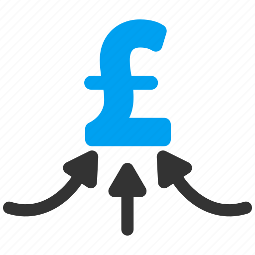 Aggregate, aggregator, combine payments, financial accumulator, income, payment, pound sterling icon - Download on Iconfinder