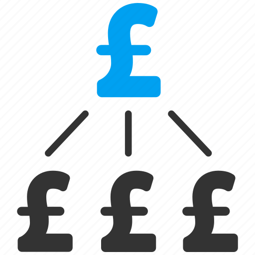 Bank clients, business report, cash flow, finance, financial structure, income, pound sterling icon - Download on Iconfinder