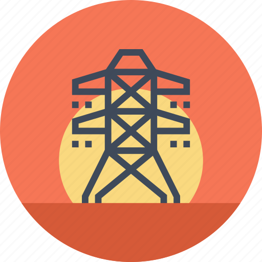 City, electricity, energy, industry, power, powerline, tower icon - Download on Iconfinder