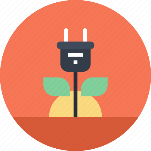 Eco, ecology, energy, green, nature, plug, power icon - Download on Iconfinder