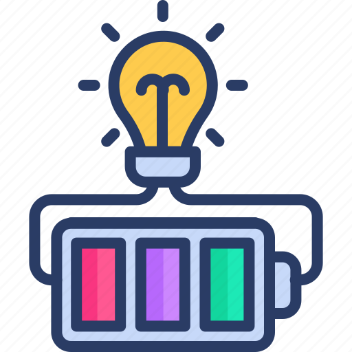 Bettery, bulb, energy, power, supply icon - Download on Iconfinder
