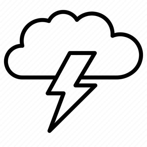 Cloud, weather, sky, energy, bolt icon - Download on Iconfinder