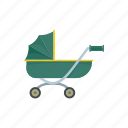 baby, child, infant, pram, stroller, toy, vintage