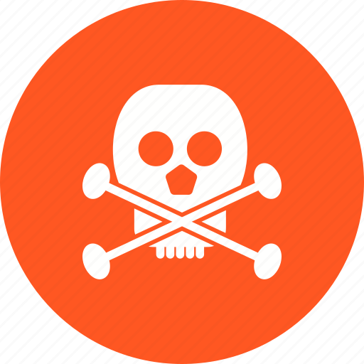 Crossbones, danger, death, poison, sign, skull, warning icon - Download on Iconfinder