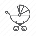 baby, buggy, carriage, cradle, pram