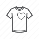 clothes, clothing, heart