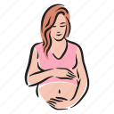 pregnancy, woman, maternity, pregnant, baby, belly, birth