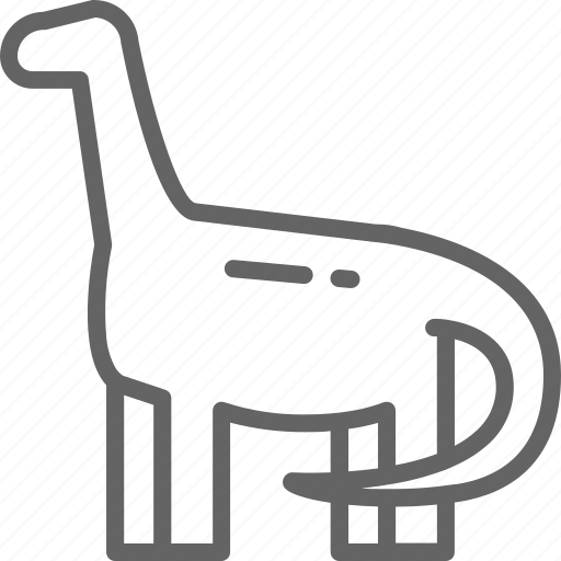 Animal, dinosaur, life, line, prehistoric, time, tyrannosaurus icon - Download on Iconfinder