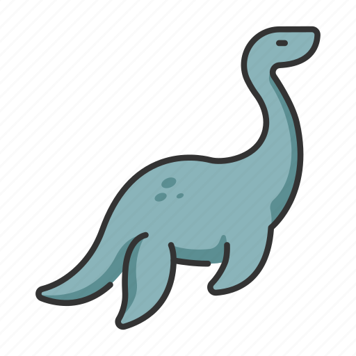 Animal, dinosaur, elasmosaurus, extinct, wildlife icon - Download on Iconfinder